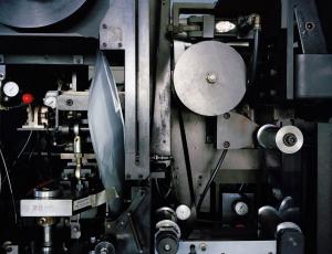 Robert Burley,  Detail of Machine Used to Create 8" x 10" Polaroid Film, Polaroid, Enschede 2010  © Robert Burley