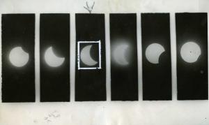 1.	Associated Press, Eclipse de soleil aux Etats-Unis, 2 mai 1930, tirage argentique Don de la Société des amis du musée Nicéphore Niépce © musée Nicéphore Niépce